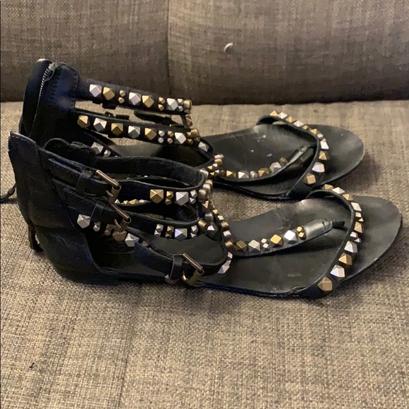 ASH Black gladiator sandals - Picture 3 of 9